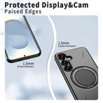 Custodia per PC/telefono Kalebol con supporto magnetico girevole MagSafe., For Galaxy S25 5G, For Galaxy S25+ 5G, For Galaxy S25 Ultra 5G
