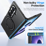 Custodia per PC/telefono Kalebol con supporto magnetico girevole MagSafe., For Galaxy Z Fold7 5G, For Galaxy Z Flip7 5G, For Galaxy S25 Edge 5G