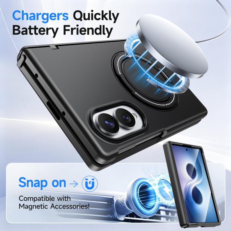 Custodia per PC/telefono Kalebol con supporto magnetico girevole MagSafe., For Galaxy Z Fold8 5G, For Galaxy S26 FE 5G, For Galaxy Z Fold8 Ultra 5G