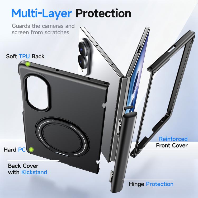 Custodia per PC/telefono Kalebol con supporto magnetico girevole MagSafe., For Galaxy Z Fold8 5G, For Galaxy S26 FE 5G, For Galaxy Z Fold8 Ultra 5G