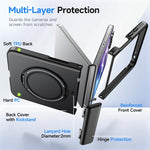 Custodia per PC/telefono Kalebol con supporto magnetico girevole MagSafe., For Galaxy Z Flip8 5G, For Galaxy S26+ 5G, For Galaxy S26 Edge 5G