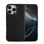 Custodia per telefono in vera pelle con texture litchi e retro MagSafe., For iPhone 14 Pro, For iPhone 14 Pro Max