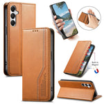 Cinturino elastico da polso, chiusura magnetica e custodia per telefono in pelle, For Samsung Galaxy A57 5G, For Samsung Galaxy A37 5G, For Samsung Galaxy M36 5G, For Samsung Galaxy A56 5G, For Samsung Galaxy A26 5G, For Samsung Galaxy A36 5G