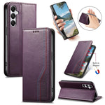 Cinturino elastico da polso, chiusura magnetica e custodia per telefono in pelle, For Samsung Galaxy A57 5G, For Samsung Galaxy A37 5G, For Samsung Galaxy M36 5G, For Samsung Galaxy A56 5G, For Samsung Galaxy A26 5G, For Samsung Galaxy A36 5G