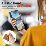 Cinturino elastico da polso, chiusura magnetica e custodia per telefono in pelle, For Samsung Galaxy M15 5G, For Samsung Galaxy A55 5G, For Samsung Galaxy A35 5G, For Samsung Galaxy A15, For Samsung Galaxy A05S 4G, For Samsung Galaxy A25 5G
