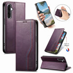 Cinturino elastico da polso, chiusura magnetica e custodia per telefono in pelle, For Samsung Galaxy A57 5G, For Samsung Galaxy A37 5G, For Samsung Galaxy M36 5G, For Samsung Galaxy A56 5G, For Samsung Galaxy A26 5G, For Samsung Galaxy A36 5G