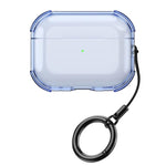 Semplice custodia protettiva trasparente in TPU morbido per auricolari con anello di fissaggio., For AirPods Pro 3, For AirPods 4, For AirPods Pro 2, For AirPods 3