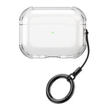 Semplice custodia protettiva trasparente in TPU morbido per auricolari con anello di fissaggio., For AirPods Pro 3, For AirPods 4, For AirPods Pro 2, For AirPods 3