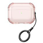 Semplice custodia protettiva trasparente in TPU morbido per auricolari con anello di fissaggio., For AirPods Pro 3, For AirPods 4, For AirPods Pro 2, For AirPods 3