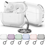 Semplice custodia protettiva trasparente in TPU morbido per auricolari con anello di fissaggio., For AirPods Pro 3, For AirPods 4, For AirPods Pro 2, For AirPods 3