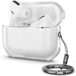Semplice custodia protettiva trasparente in TPU morbido per auricolari con anello di fissaggio., For AirPods Pro, For AirPods 2 / 1