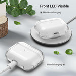 Semplice custodia protettiva trasparente in TPU morbido per auricolari con anello di fissaggio., For AirPods Pro 3, For AirPods 4, For AirPods Pro 2, For AirPods 3