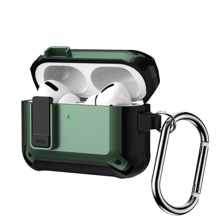 Cover protettiva ibrida in TPU e PC per auricolari con chiusura a scatto., For AirPods Pro 3