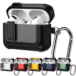 Cover protettiva ibrida in TPU e PC per auricolari con chiusura a scatto., For AirPods Pro 3