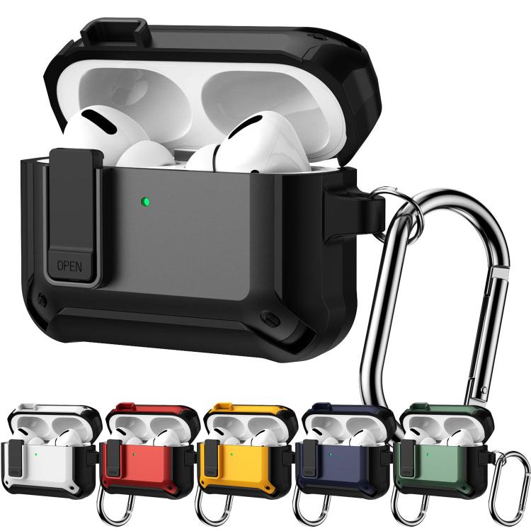 Cover protettiva ibrida in TPU e PC per auricolari con chiusura a scatto., For AirPods Pro 3