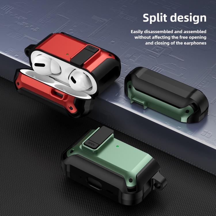 Cover protettiva ibrida in TPU e PC per auricolari con chiusura a scatto., For AirPods Pro 3