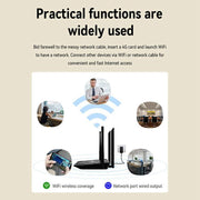 320M-E Eurasian Version Home Office Wireless Network WiFi CPE 3 Port SIM Card 4G LTE Router, US Plug, EU Plug