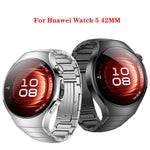 Cinturino per orologio in lega di titanio a forma di I, For Huawei Watch 5 42mm