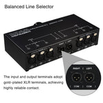 Selettore segnale bilanciato 3 ingressi 1 uscita audio