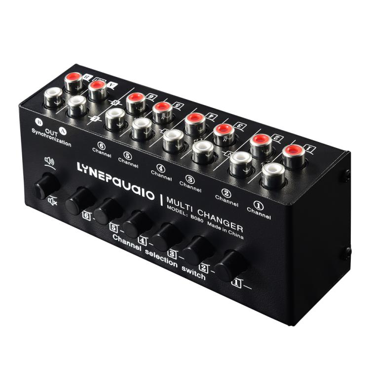 Selettore audio 6 ingressi 2 uscite RCA