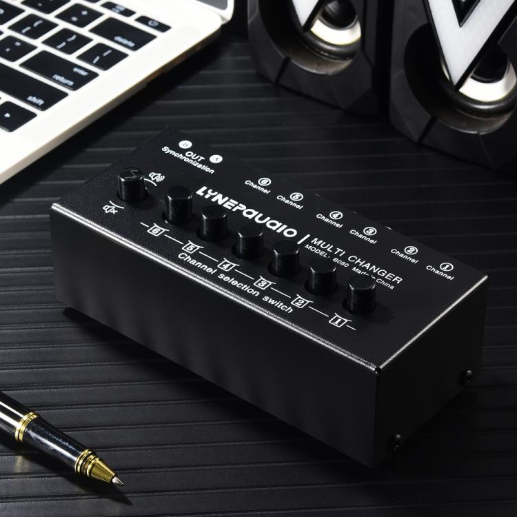 Selettore audio 6 ingressi 2 uscite RCA