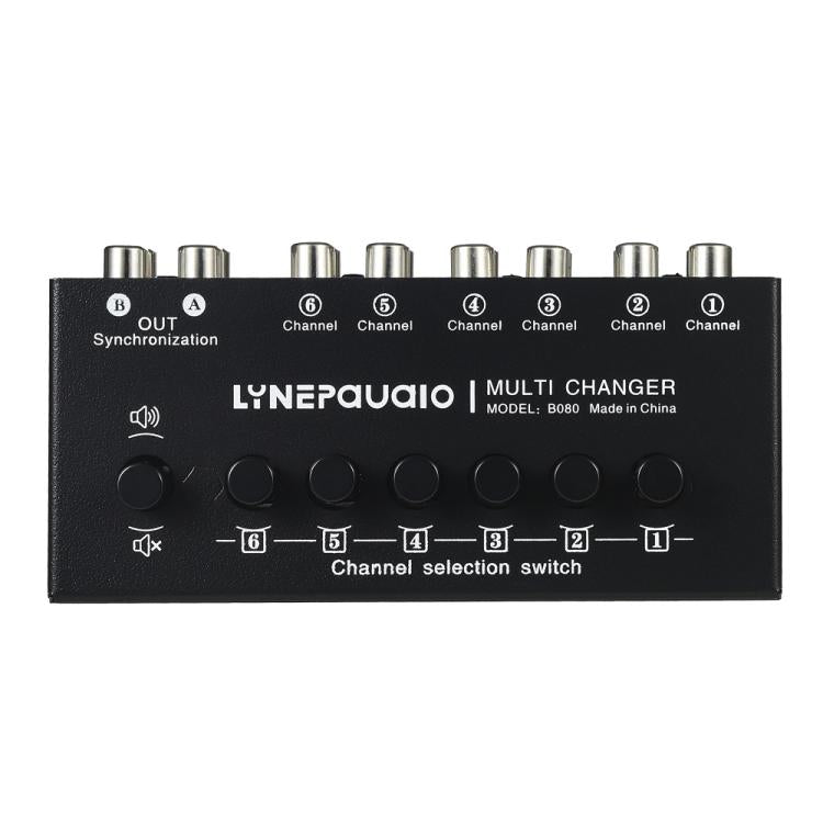 Selettore audio 6 ingressi 2 uscite RCA