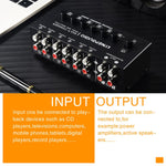 Selettore audio 6 ingressi 2 uscite RCA