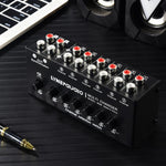 Selettore audio 6 ingressi 2 uscite RCA