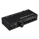 Selettore segnale audio 6 ingressi 3 uscite RCA XLR