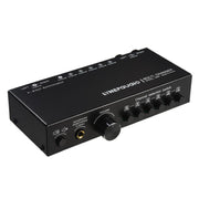 B081 Selettore di segnale audio multicanale a 6 ingressi e 3 uscite, completamente bilanciato, controllo del volume per altoparlanti anteriori passivi e attivi, selettore RCA., B081