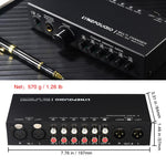 Selettore segnale audio 6 ingressi 3 uscite RCA XLR