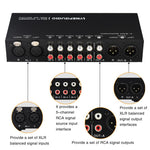 Selettore segnale audio 6 ingressi 3 uscite RCA XLR