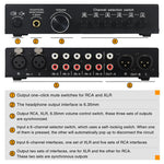 Selettore segnale audio 6 ingressi 3 uscite RCA XLR