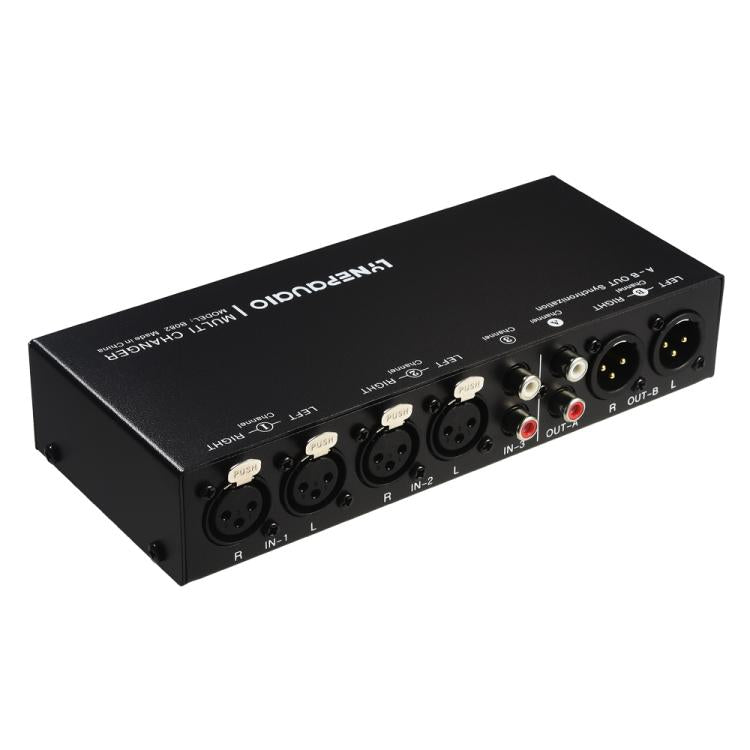 Selettore audio bilanciato 3 ingressi 3 uscite B082