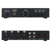 B082 Selettore di segnale audio bilanciato a 3 ingressi e 3 uscite, B082