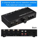Selettore audio bilanciato 3 ingressi 3 uscite B082