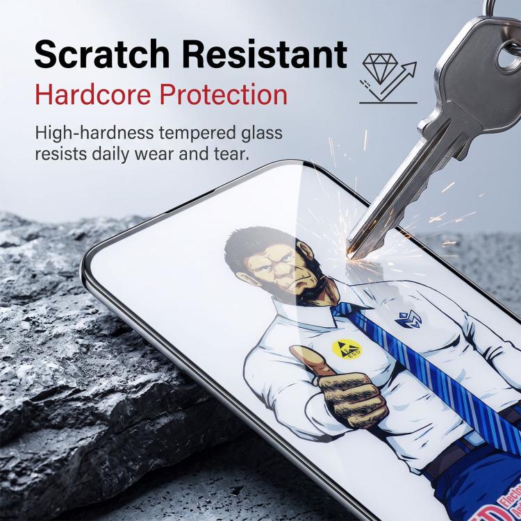 Pellicola in vetro temperato antideflagrante e anti-impronta Gorilla HD, For iPhone 11 Pro Max, For iPhone 11, For iPhone 11 Pro, For iPhone 17e / 16e