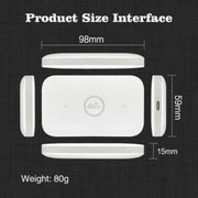 M7 Eurasian Version With SIM Card Slot Portable 4G LTE Mobile WiFi Router 150Mbps Travel MiFi Hotspot, M7