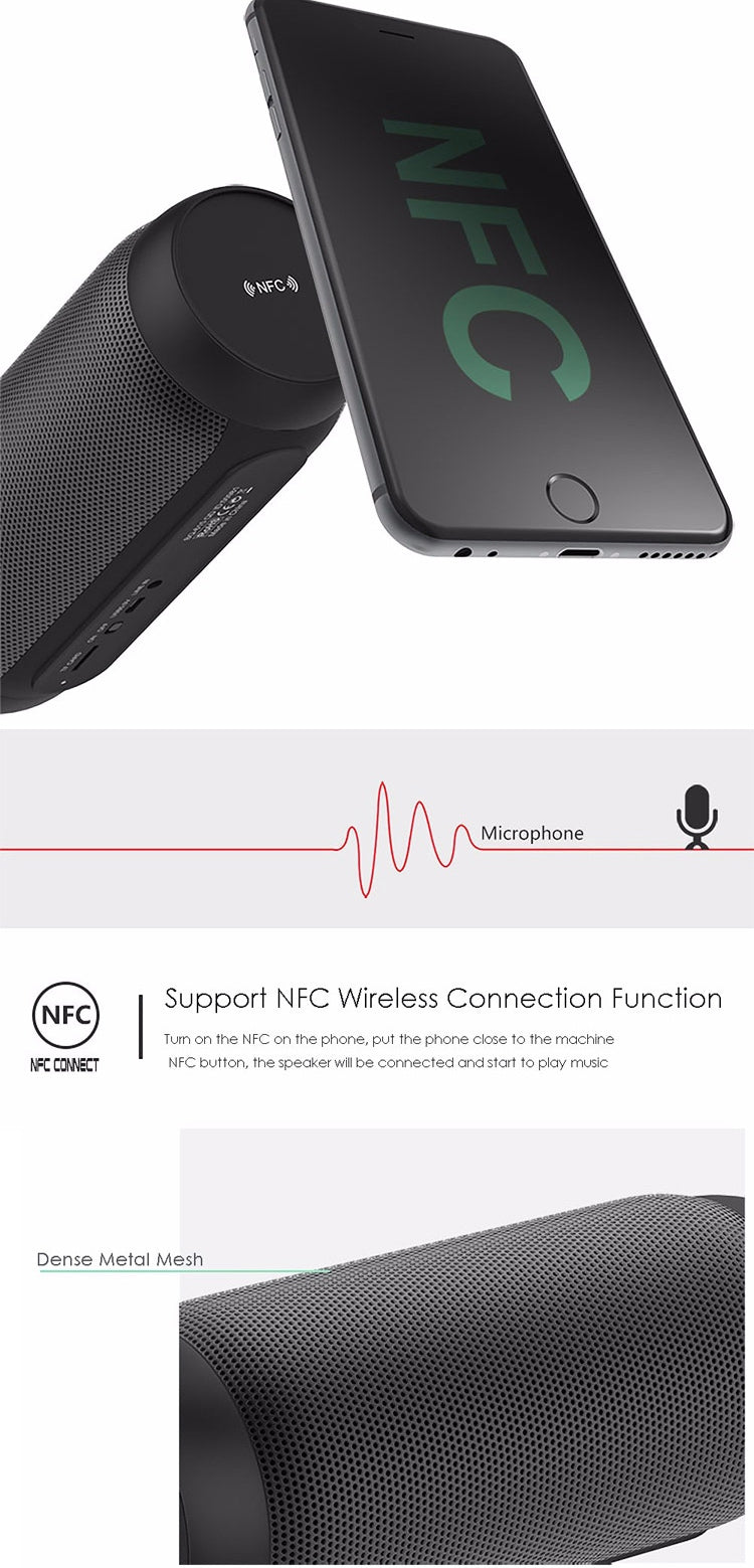 Altoparlante stereo wireless BQ615 PRO con Bluetooth e LED