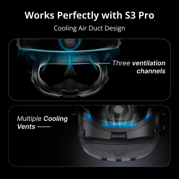 Maschera facciale ricambio per Meta Quest 3 con imbottitura silic