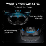 BOBOVR F3 Maschera facciale di ricambio per Meta Quest 3, imbottitura rinfrescante per visore VR., F3