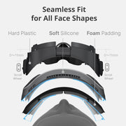 BOBOVR F3 Maschera facciale di ricambio per Meta Quest 3, imbottitura rinfrescante per visore VR., F3