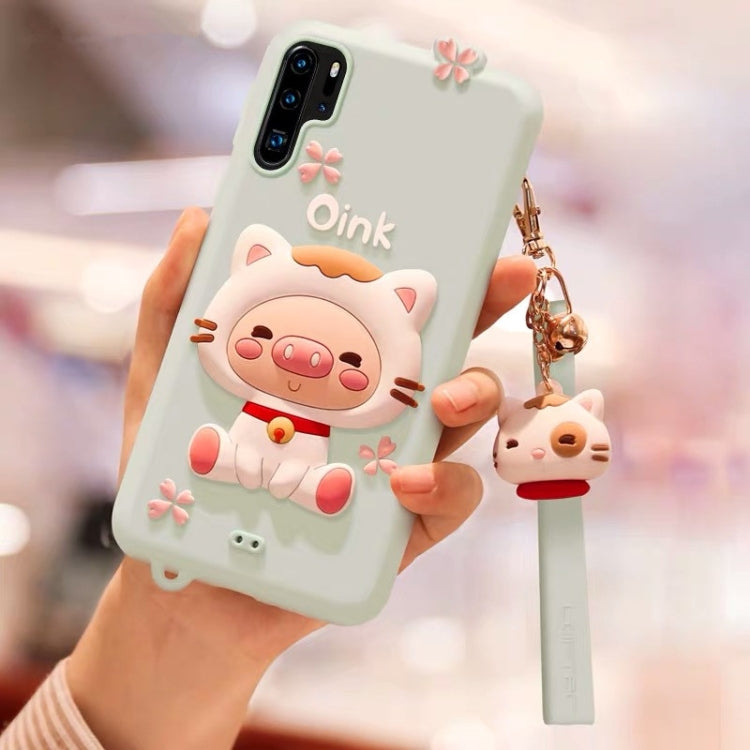 Manicotto in silicone anti caduta del pacchetto completo Lovely Pig per Huawei P30 Pro, For Huawei P30 Pro