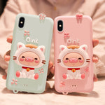 Manicotto in silicone anti caduta del pacchetto completo Lovely Pig per Huawei P30 Pro, For Huawei P30 Pro