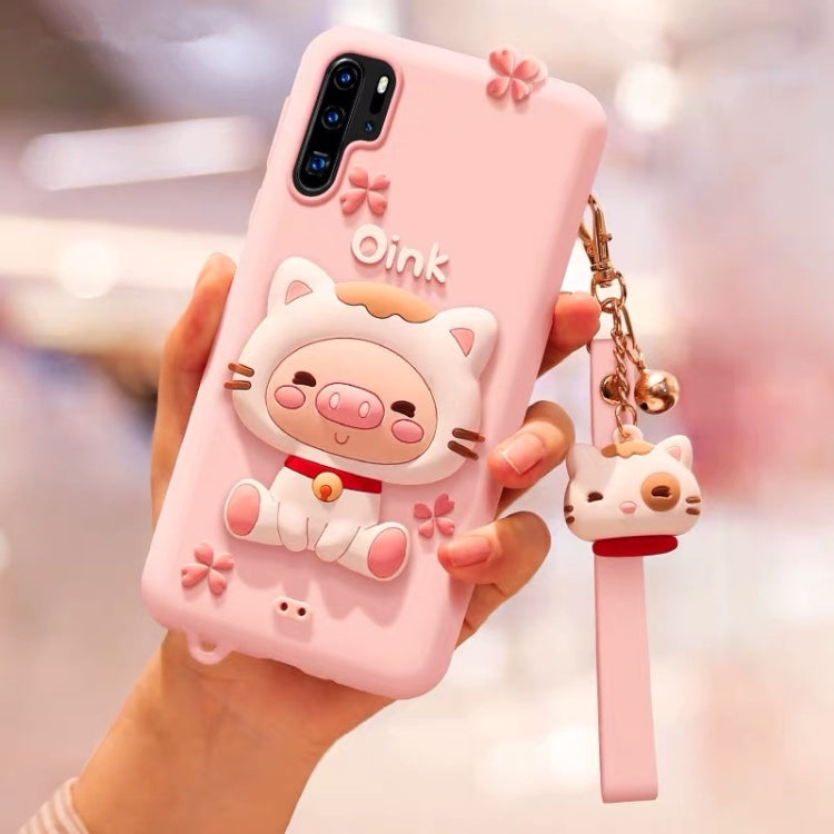 Manicotto in silicone anti caduta del pacchetto completo Lovely Pig per Huawei P30 Pro, For Huawei P30 Pro