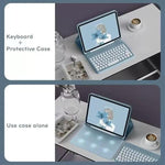 Custodia con tastiera Bluetooth magnetica per tablet, For  ipad Air 11, For ipad Air 6/7 11
