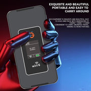 M8A-E Eurasian Version 5G Portable MIFI Dual Band 600Mbps Router Travel Work Wireless WiFi 6 Router