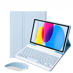 Custodia per tablet con tastiera Bluetooth magnetica rimovibile e mouse., For iPad 2025, For iPad 2022