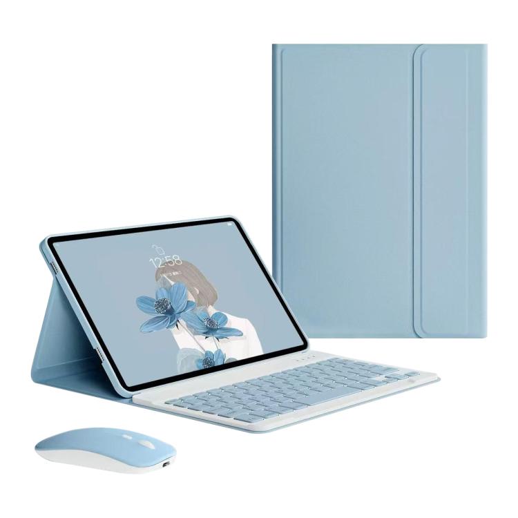Custodia per tablet con tastiera Bluetooth magnetica rimovibile e mouse., For iPad 2025, For iPad 2022