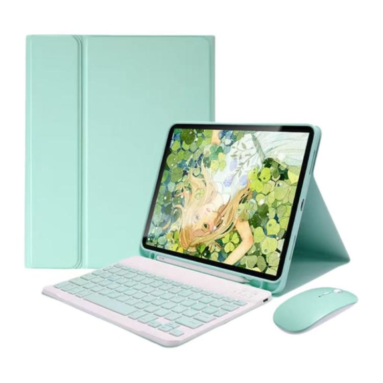 Custodia per tablet con tastiera Bluetooth magnetica rimovibile e mouse., For iPad 2025, For iPad 2022